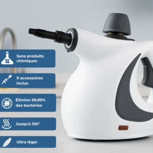 CleanSteam Pro – Nettoyez efficacement sans produits chimiques